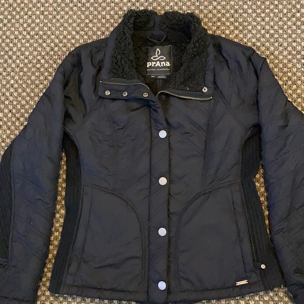Prana quilted jacket with teddy bear fleece 🐻